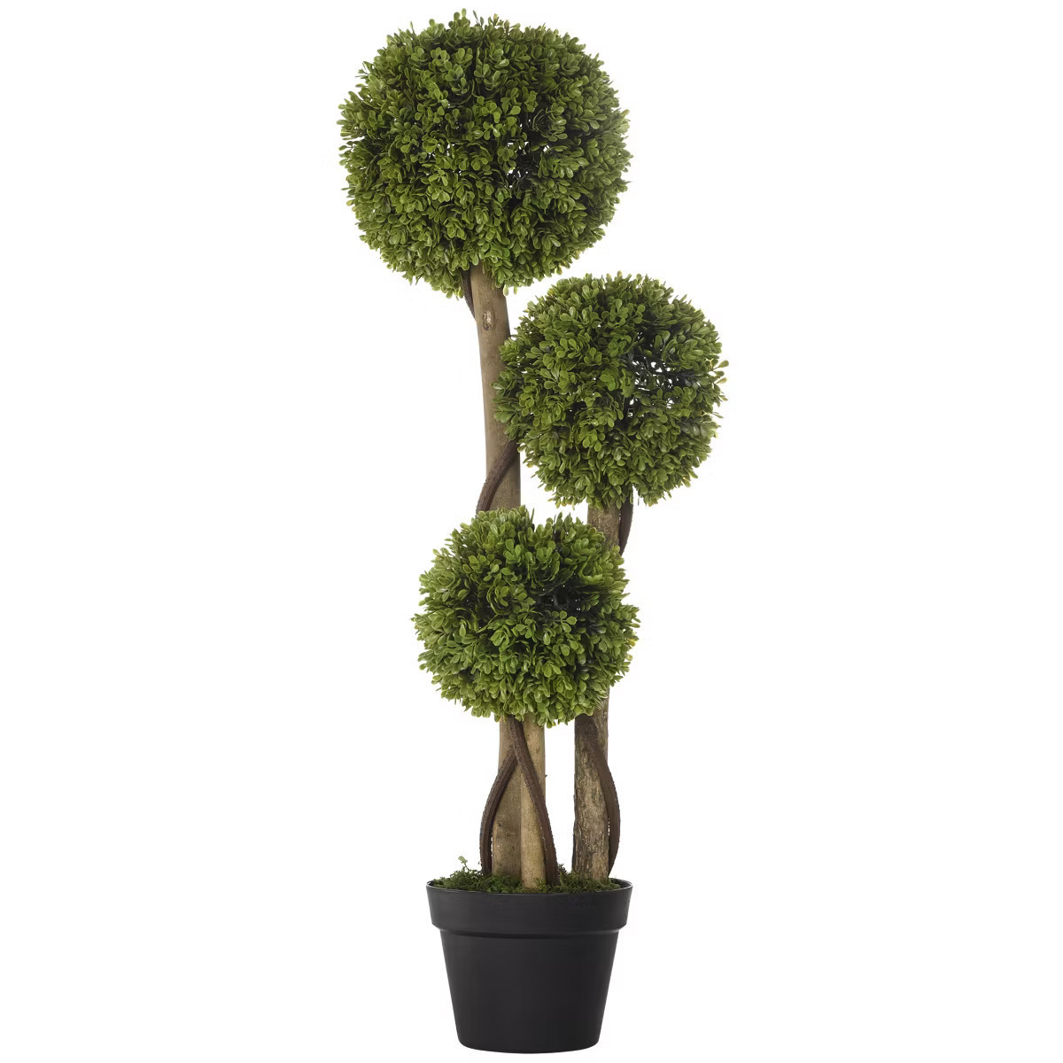 HOMCOM 35.5" Artificial Plant for Home Decor Indoor & Outdoor Fake Plant Artificial Tree in Pot, ... | Target