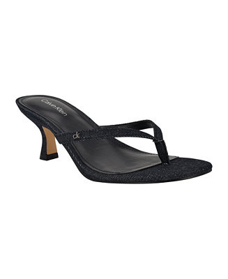 Calvin Klein Women's Opelle Tapered Kitten Heel Sandals - Macy's | Macy's
