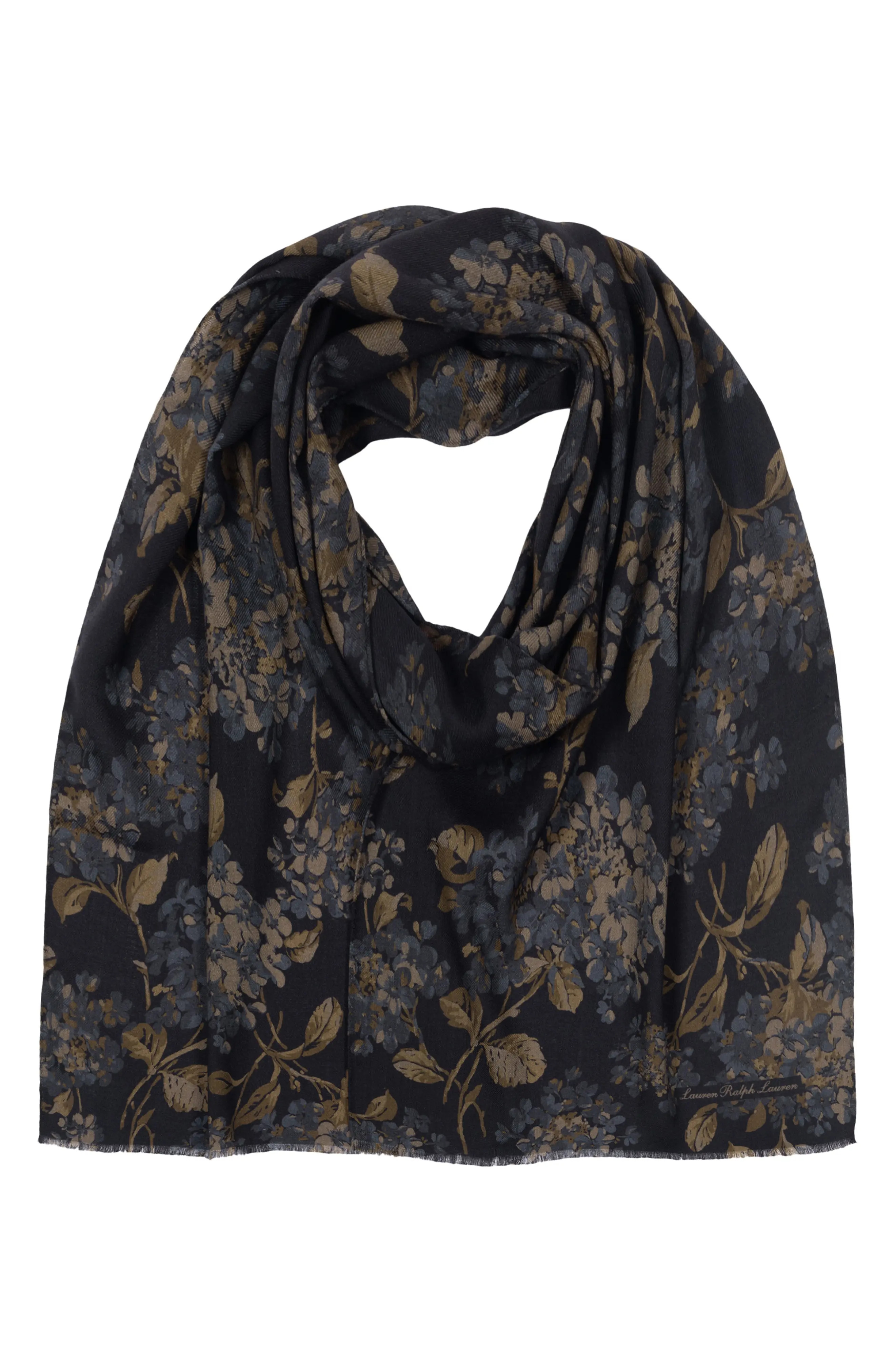 Floral Wool Oversized Wrap | Nordstrom