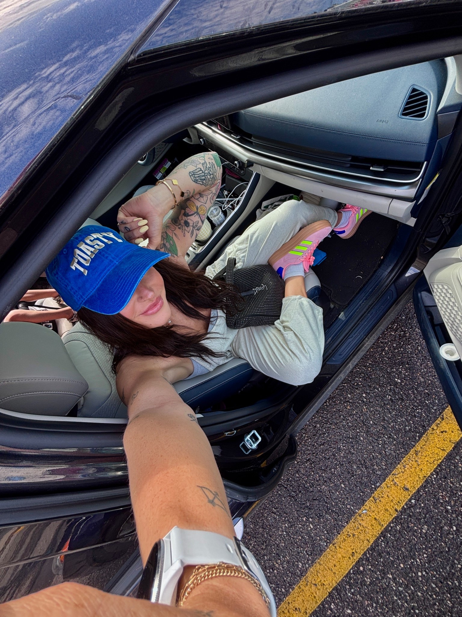 I am wearing a size small and the onesie, and wore the same one all pregnancy up to the day of delivery!! 

#LTKStyleTip #LTKSeasonal #LTKActive