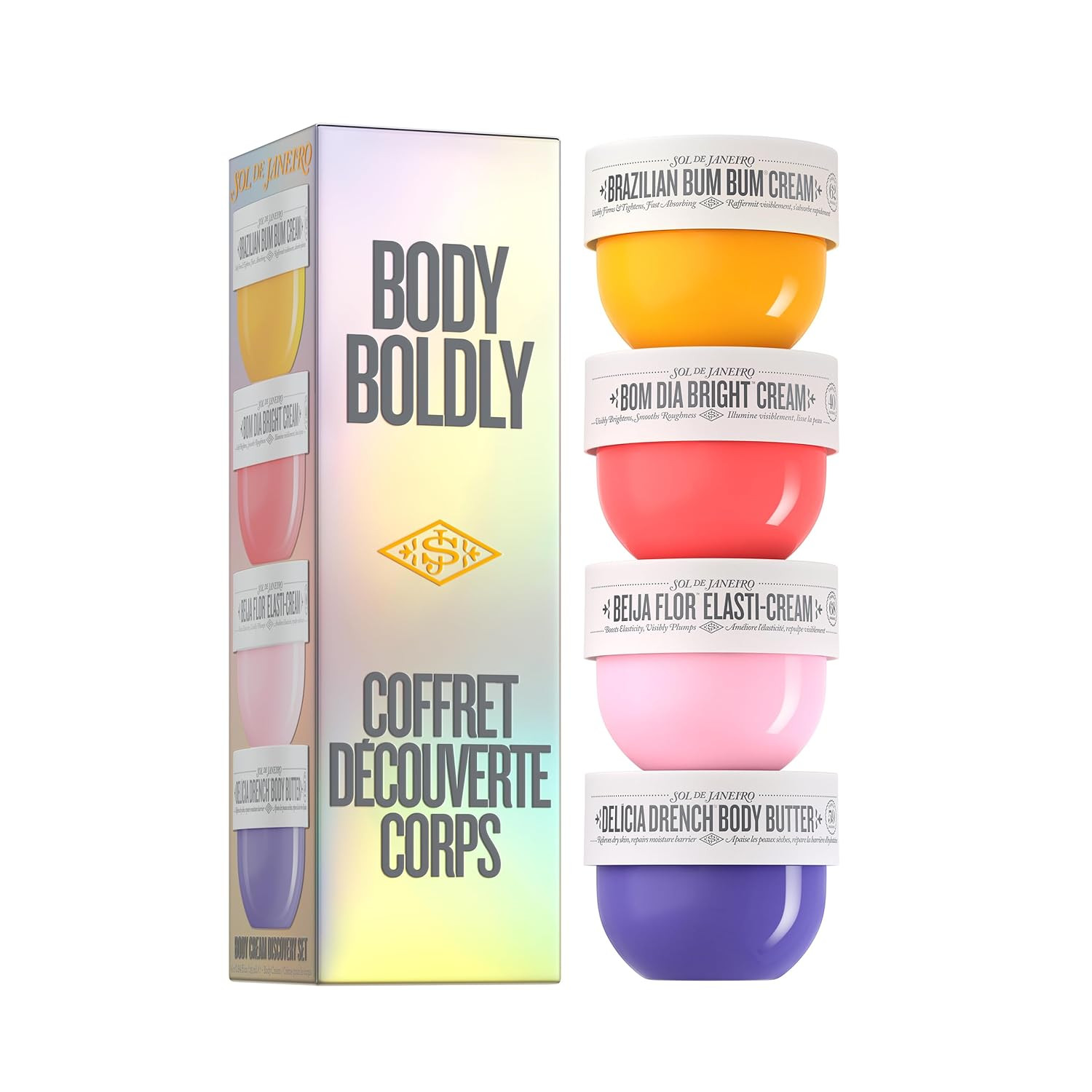 Sol de Janeiro Body Boldly Body Cream Discovery Set | Trial Size Beauty Minis | Gift Set | Set of... | Amazon (US)