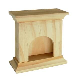 Miniatures Wood Fireplace by ArtMinds™ | Michaels Stores