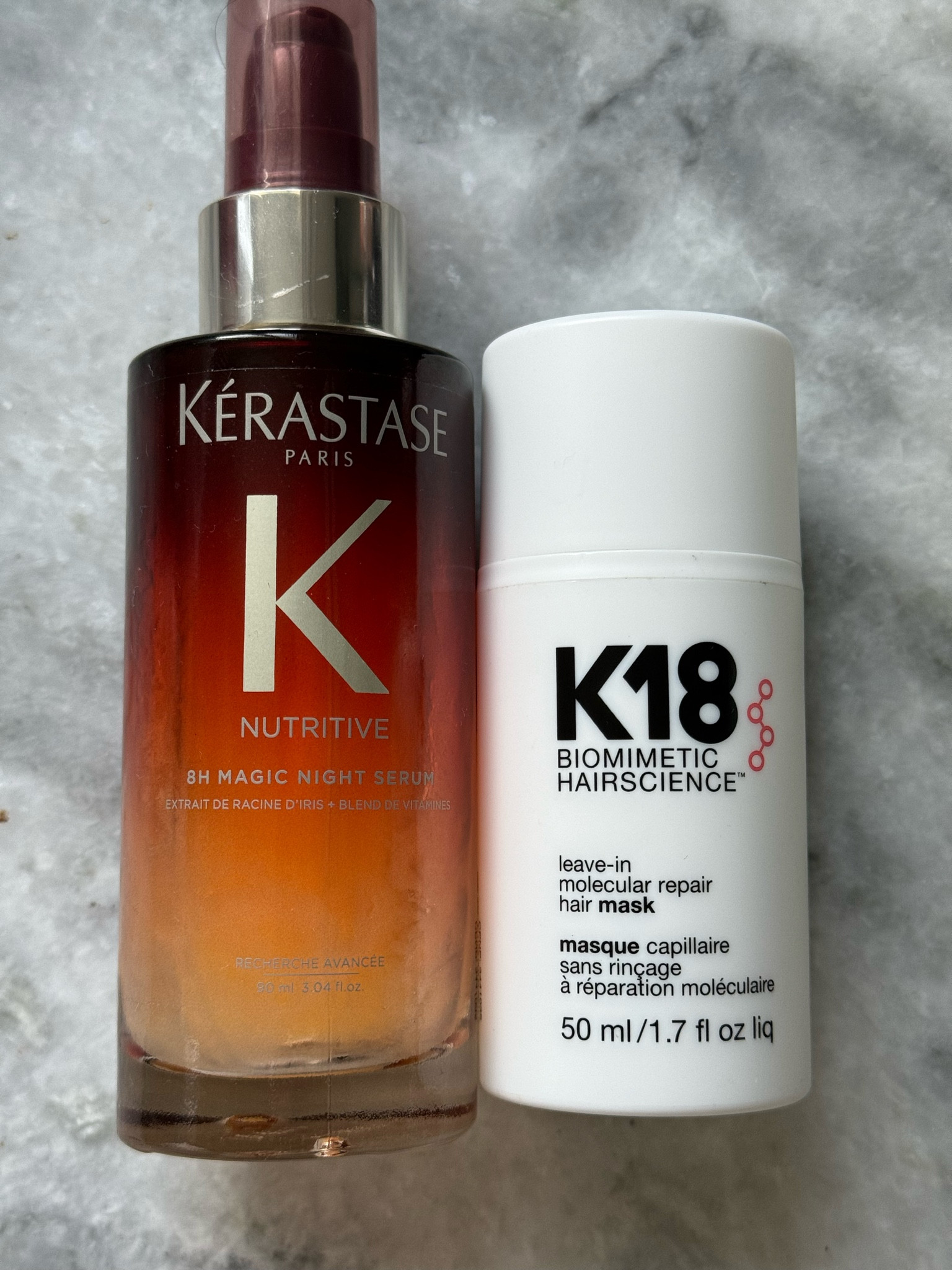 Product review: hair mask edition 

K18: there is a reason this company sold for almost 1 billion dollars, enough said.

Kerastase night serum, you wake up with the softest hair and bonus: it makes your hair smell like heaven

#linkinstory #k18 #kerastase #hairmasks 

#LTKGiftGuide #LTKFindsUnder100 #LTKBeauty