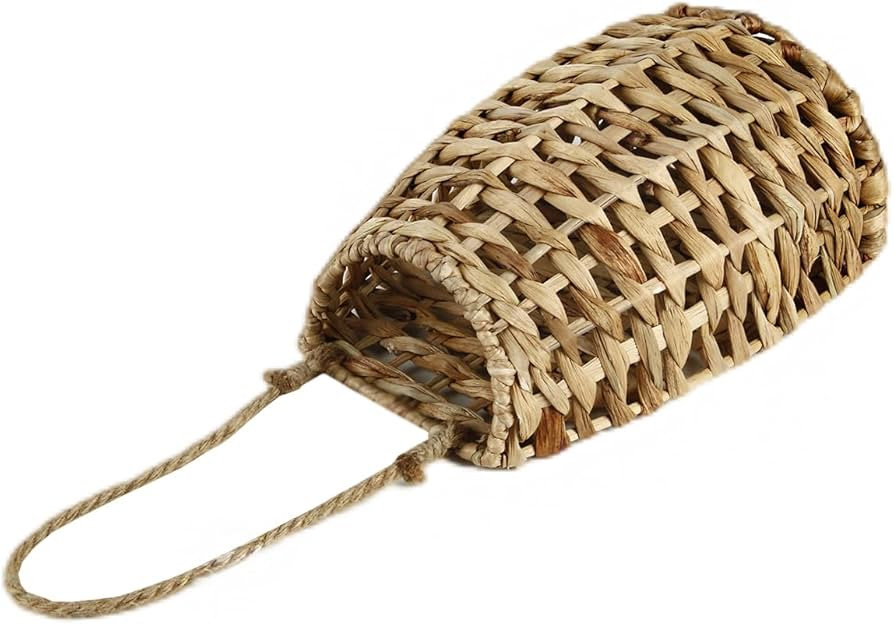Woven Water Hyacinth Hanging Basket Door Hanging Basket Wall for Home Garden Farmhouse (Water Hya... | Amazon (US)