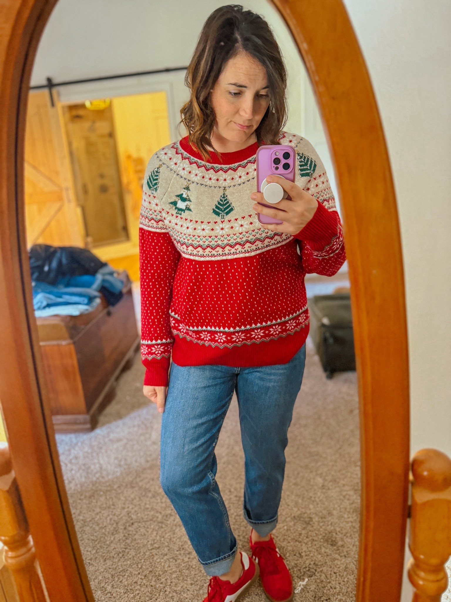 $20 Walmart Christmas sweater 

#LTKootd #LTKHoliday #LTKGiftGuide