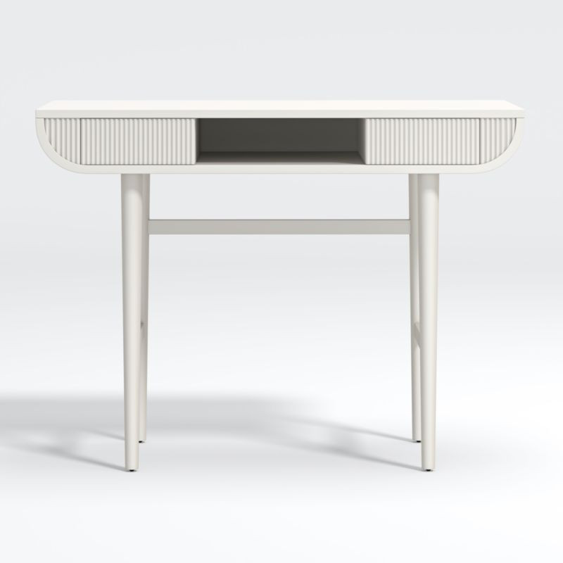 Roselle White Wood Kids Desk + Reviews | Crate & Kids | Crate & Barrel