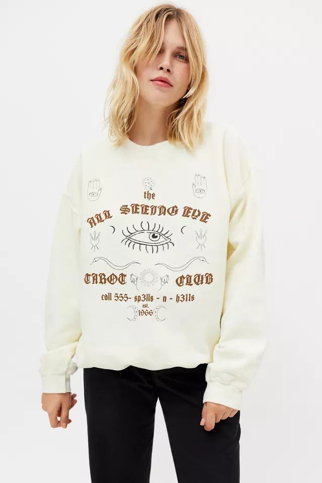 Seeing Crew Neck Sweatshirt | Urban Outfitters (US and RoW)