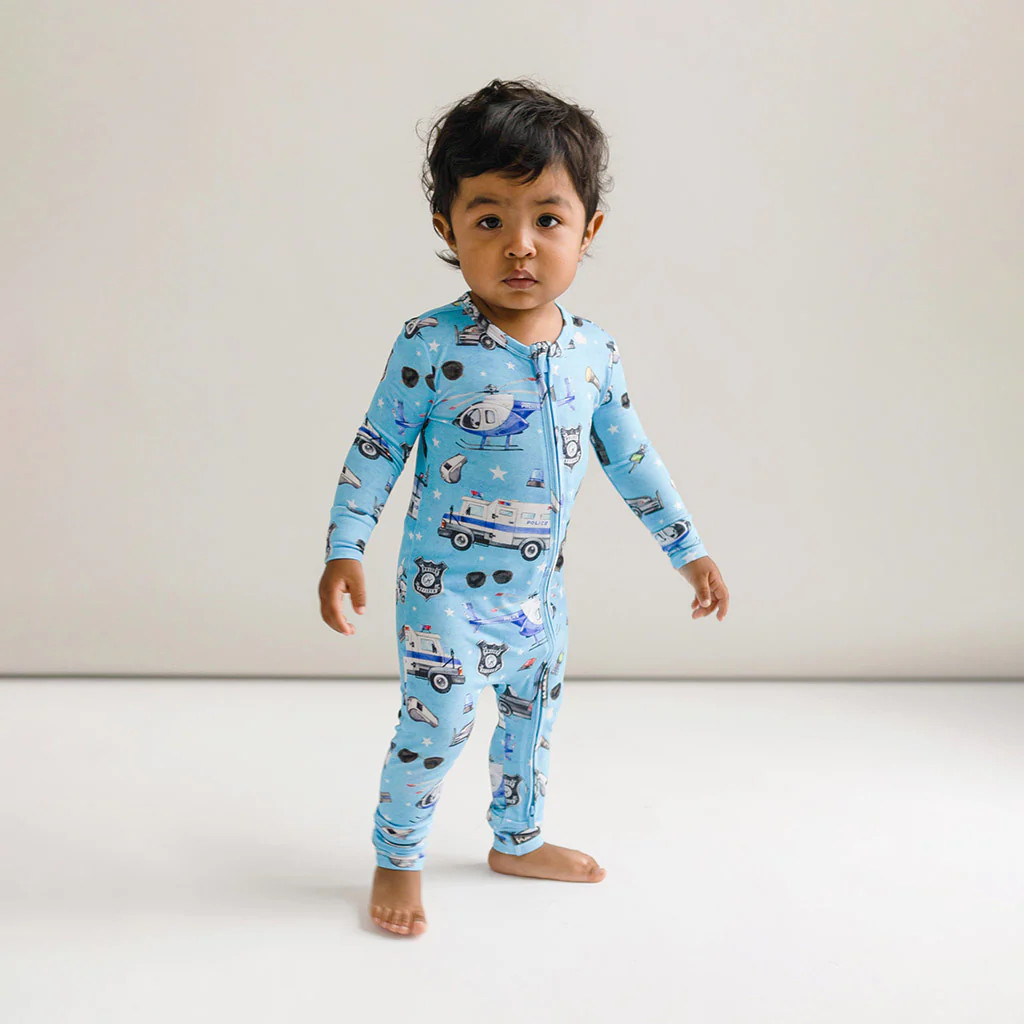 Officer Blue Baby Convertible Sleeper | Law Enforcement | Posh Peanut