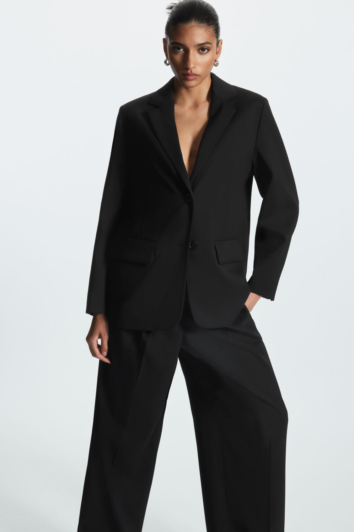 RELAXED-FIT TWILL BLAZER | COS UK