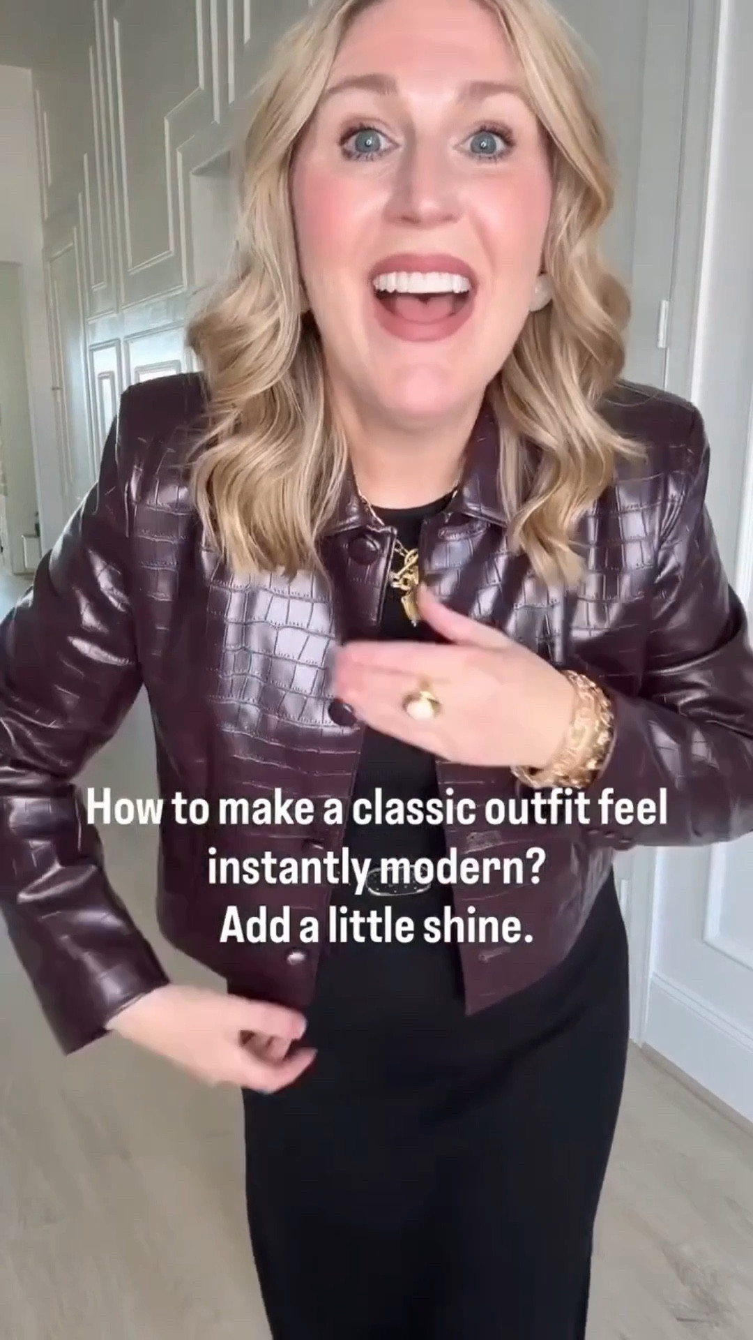 Sometimes, the difference between classic and current is just a little shine. ✨

Whether it’s patent leather loafers, a satin blouse, or a gold belt — a polished finish catches the light (and feels so fresh for those cooler seasons).

It’s the easiest update for midlife style: ✅ Still timeless ✅ Feels intentional ✅ Adds energy to the everyday

Because elegance isn’t about playing it safe — it’s about knowing what makes you glow.

#LTKWatchNow #LTKShoeCrush #LTKParties #LTKStyleTip #LTKItBag

#LTKSaleAlert #LTKPetite #LTKBeauty #LTKGiftGuide #LTKMidsize #LTKFindsUnder50 #LTKSeasonal #LTKOver40 #LTKFindsUnder100 #LTKWorkwear

#LTKootd #LTKHoliday