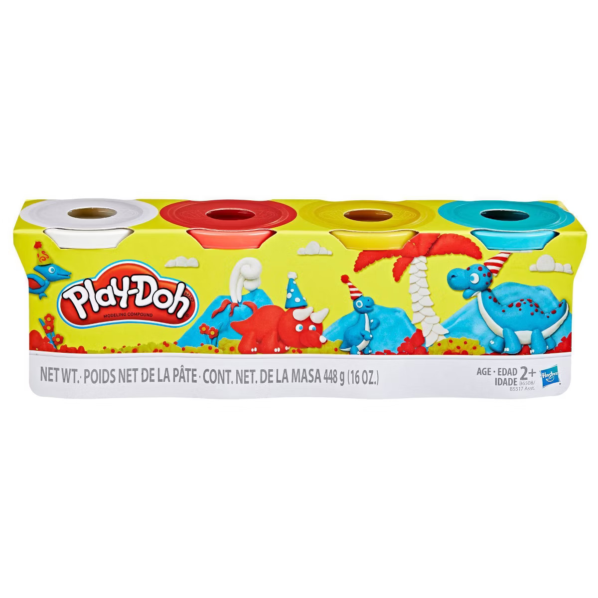 Play-Doh Classic Colors Modeling Compound Multipack 4pc, Christmas Stocking Stuffers for Kids' | Target