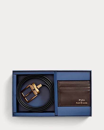 Leather Belt & Card Case Gift Set | Ralph Lauren (UK)