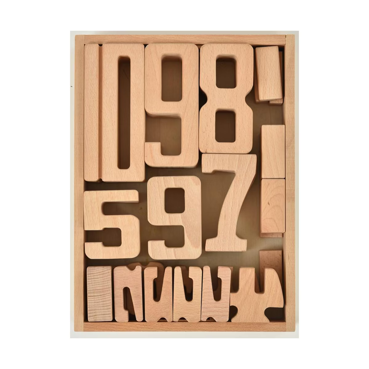 Avenlur Number Blocks - Montessori Large Wooden Blocks | Target
