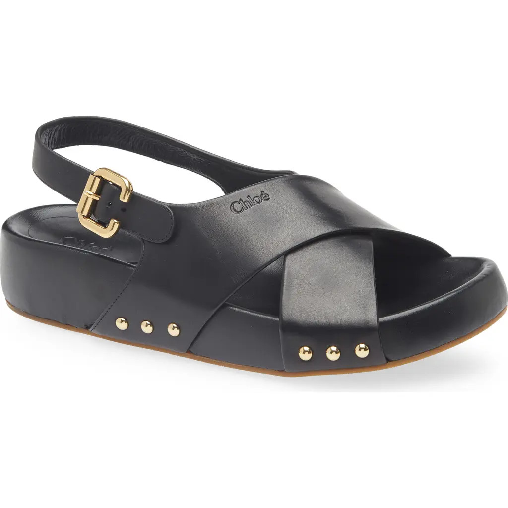 Chloé Mae Paddington Sandal in Black at Nordstrom Rack, Size 9Us / 39Eu | Nordstrom Rack