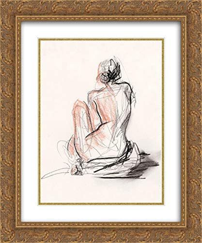 Parker, Jennifer Paxton 15x17 Gold Ornate Framed and Double Matted Museum Art Print Titled Figure... | Amazon (US)