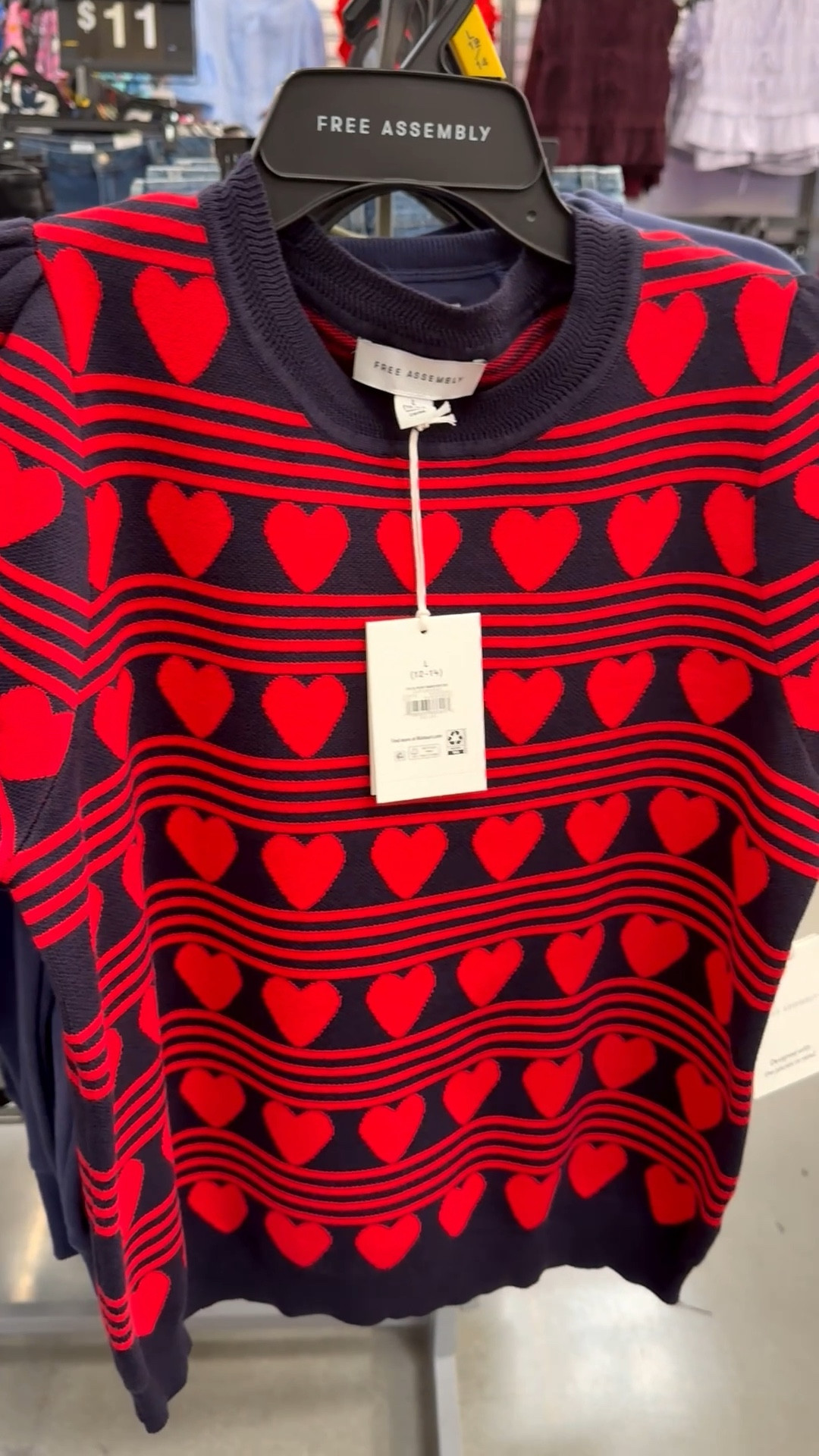 The cutest heart short-sleeved sweater at Walmart! This is adorable and only $22! It would be perfect for Valentine’s Day! 
❤️❣️🥰

Valentine’s Day Fashion|Heart Sweater

#LTKSeasonal #LTKFindsUnder50 #LTKFindsUnder100