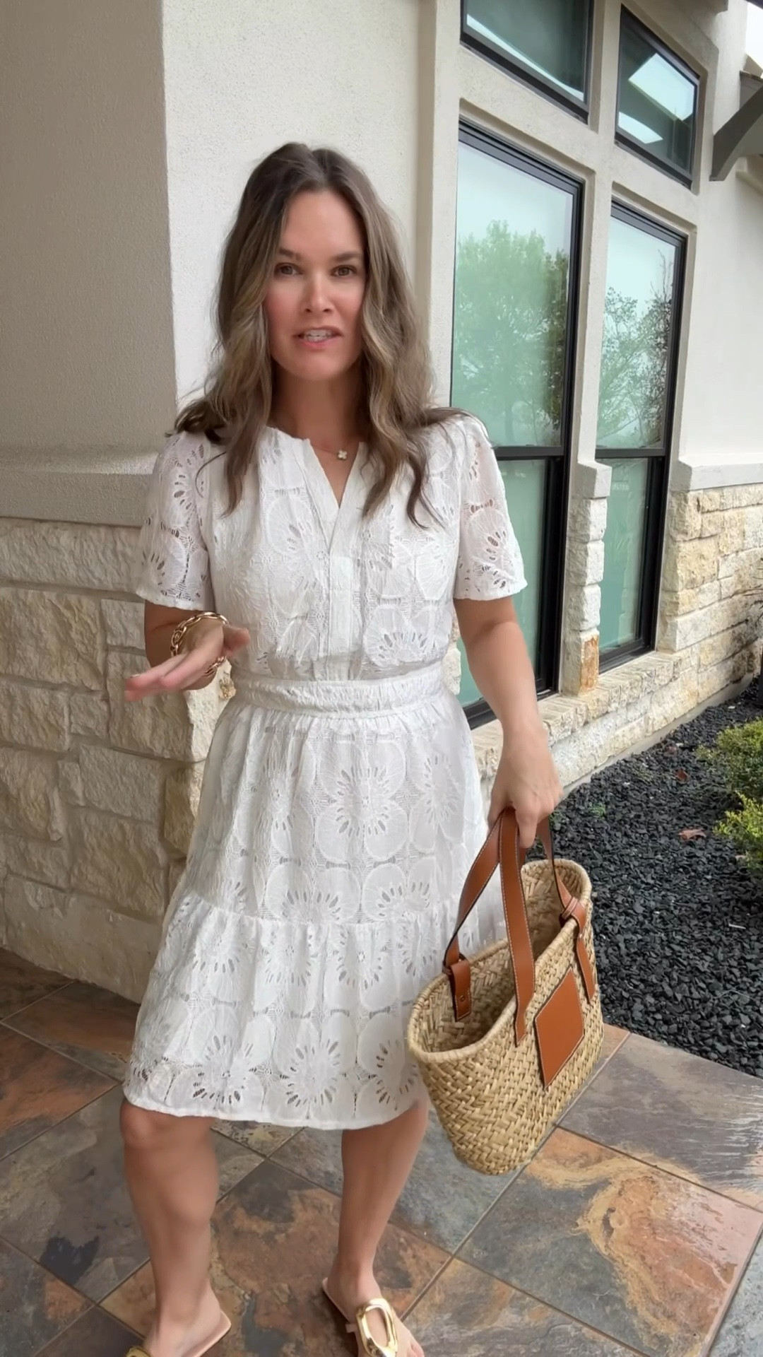 This dress hits in all the right places and the detailing is so beautiful!

#LTKmomlife #LTKSeasonal #LTKootd