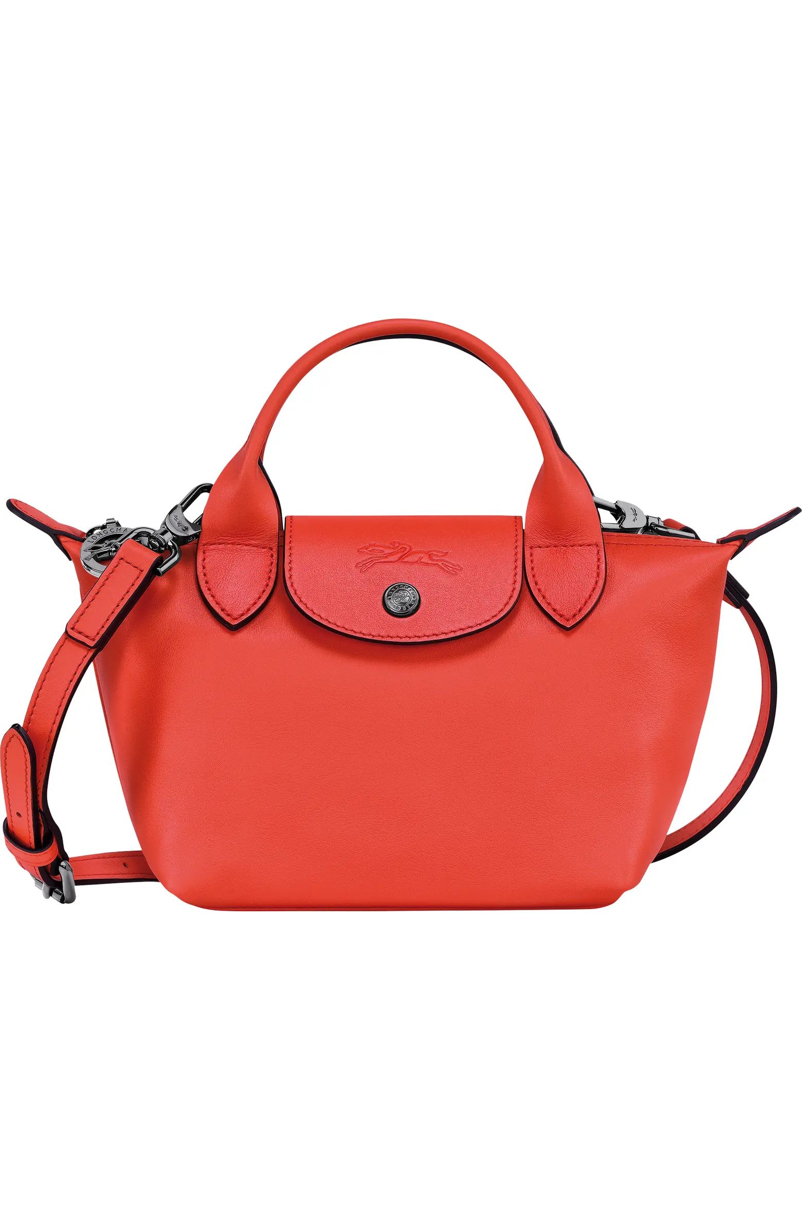Extra Small Le Pliage Leather Top Handle Bag | Nordstrom