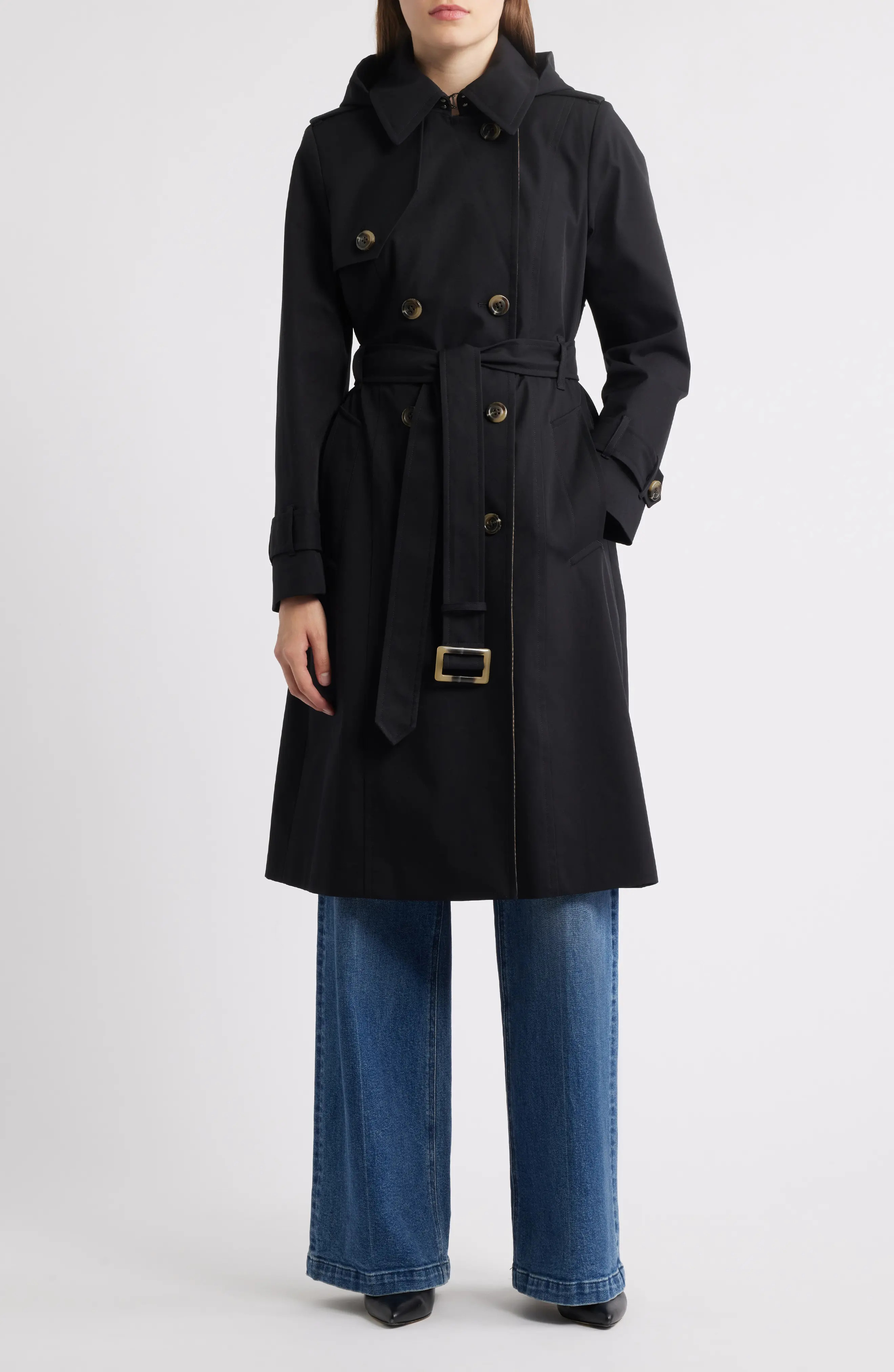 Heritage Trench Raincoat with Removable Hood (Women) | Nordstrom | Nordstrom