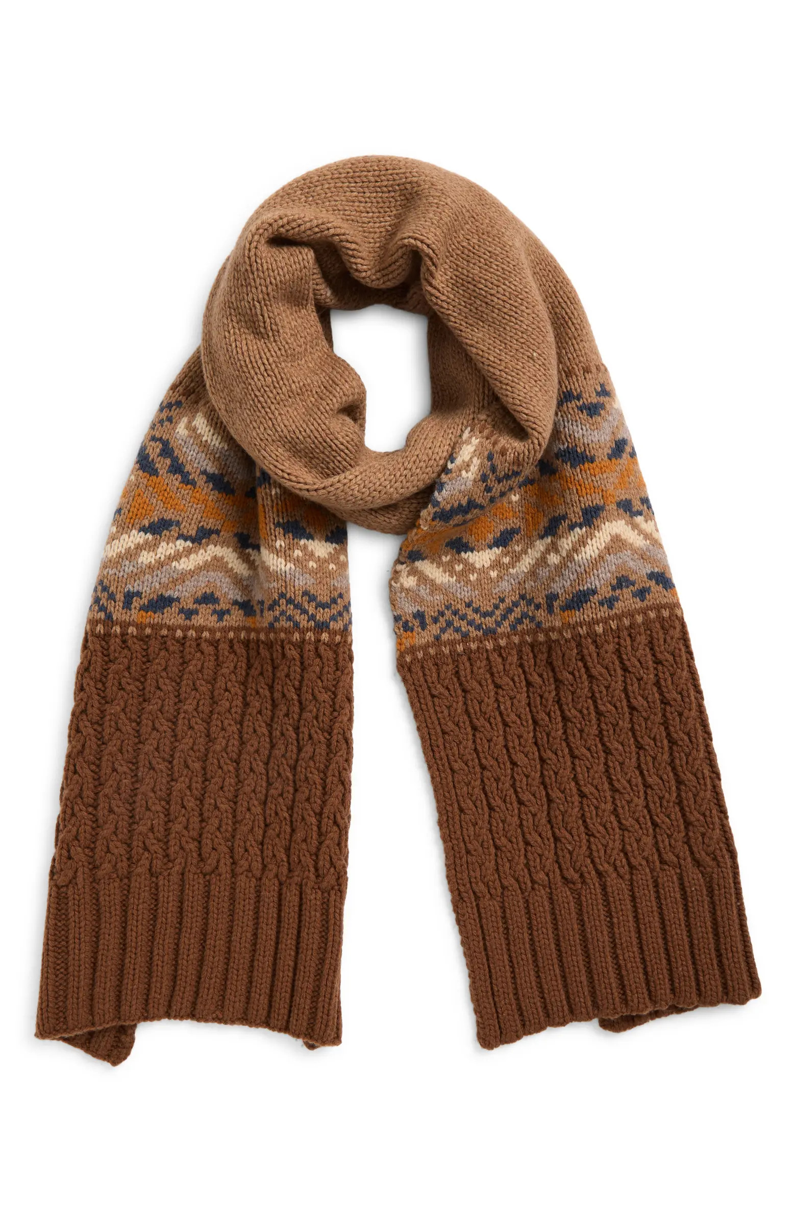 Faherty Mountain Fair Isle Scarf | Nordstrom | Nordstrom