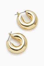 SMALL CHUNKY HOOP EARRINGS - GOLD - COS | COS UK