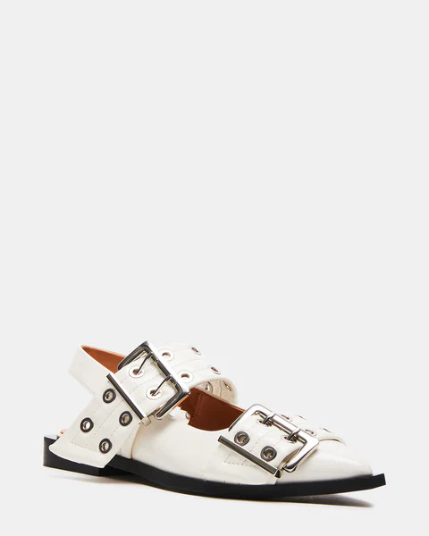 GRAYA WHITE PATENT | Steve Madden (US)