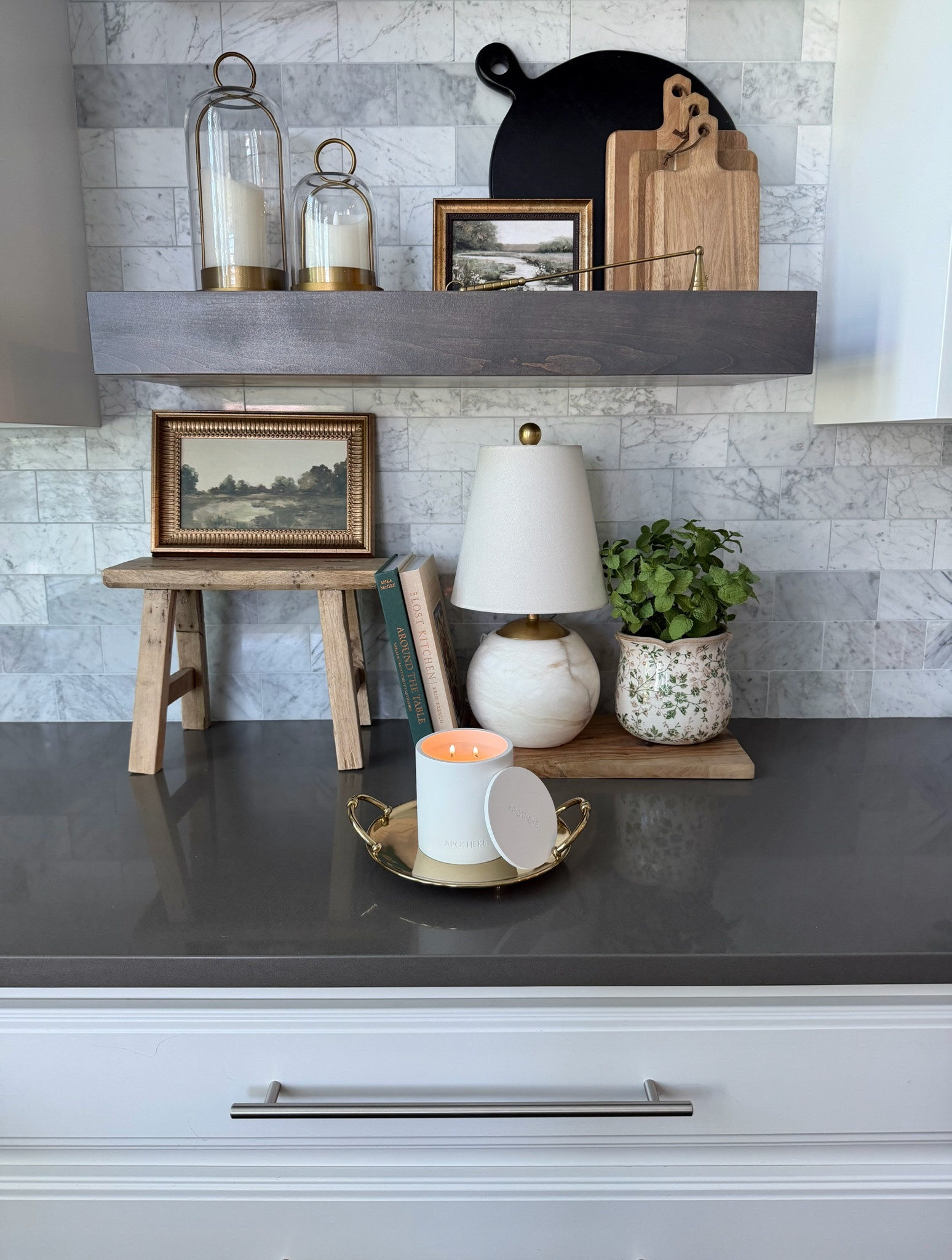 I love mixing higher end pieces with affordable finds.🔥

grey kitchen decor, warm neutral kitchen, builder grade kitchen upgrades, kitchen styling ideas, designer inspired kitchen, neutral home decor, Amazon home finds, Walmart home decor
#KitchenDecor #NeutralHome #HomeStyling

#LTKSeasonal #LTKHome #LTKdayinmylife