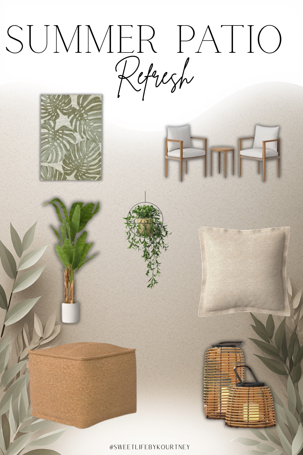 
Summer patio refresh finds for an easy outdoor glow-up 🌿 Neutral, cozy, and perfect for patio days, porch styling, and summer hosting. #LTKFinds #PatioRefresh #OutdoorDecor #SummerHome #AmazonFinds #SweetLifeByKourtney 

 #LTKSeasonal #LTKHome