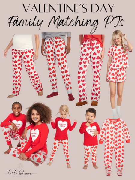 Valentines Day Family Matching Pj’s
#valentinesday #pajamaset #kidspajamas 

#LTKfamily #LTKkids #LTKunder50