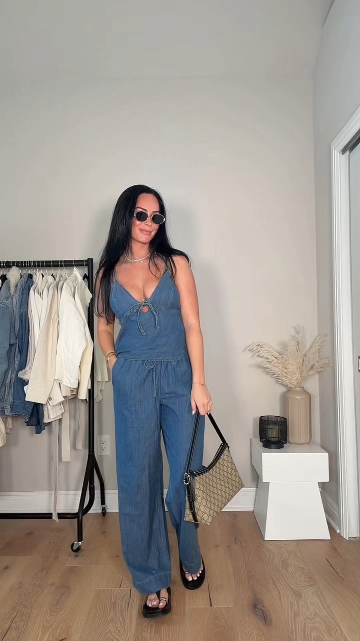 Packed this denim look for vacation and I’m actually obsessed! Simple but so cute 💙 I will have this look 🔗 on my LTK in the outfit inspo section. 

My sizing 5’7, 145lbs, 32dd
I’m wearing size smalls

@abercrombie 

#LTKTravel #LTKootd #LTKgrwm