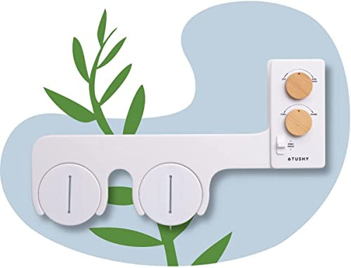 TUSHY Basic 2.0 Bidet Toilet Seat Attachment | Warm-Water Optional. Modern Sleek Design. Fresh Clean Water Sprayer (Non-Electric Self Cleaning Adjustable Nozzle), (White/Bamboo) | Amazon (US)