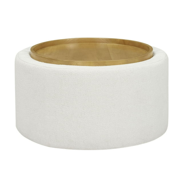 Beautiful Drew Stowaway Coffee Table with Storage by Drew Barrymore, Cream | Walmart (US)