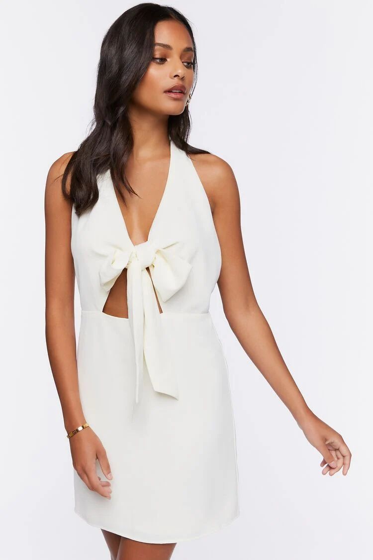 Halter Cutout Mini Dress | Forever 21 | Forever 21 (US)