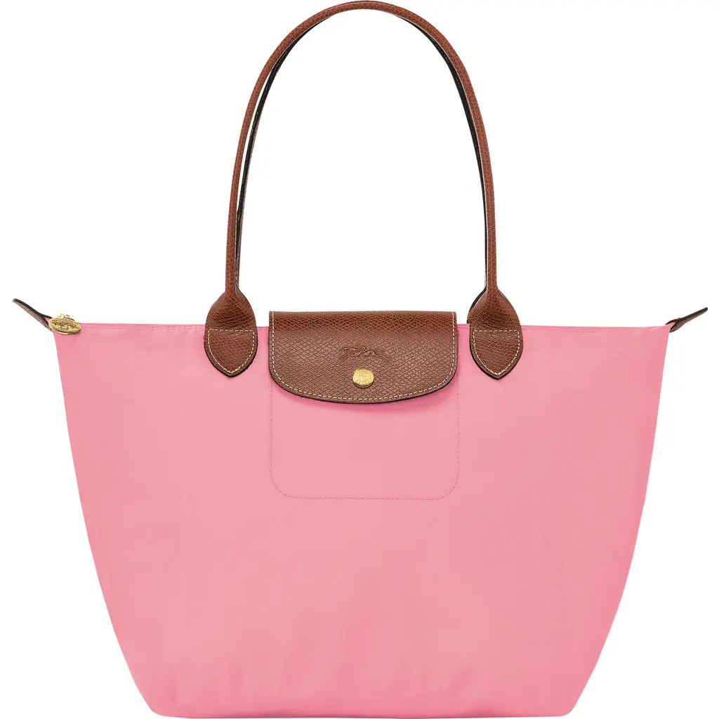 Longchamp Medium Le Pliage Nylon Shoulder Tote in Marshmallow at Nordstrom | Nordstrom