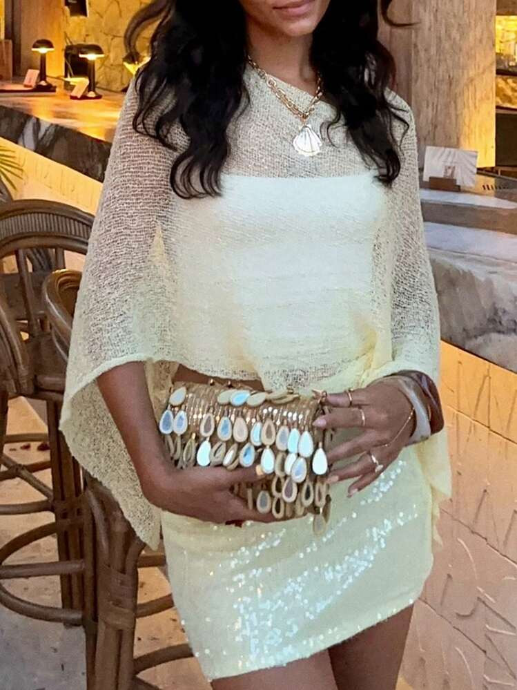 Bust:34.6 inLength:27.2 in | SHEIN