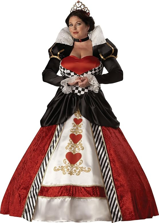 InCharacter Costumes Women's Plus Size Queen of Hearts Costume | Amazon (US)