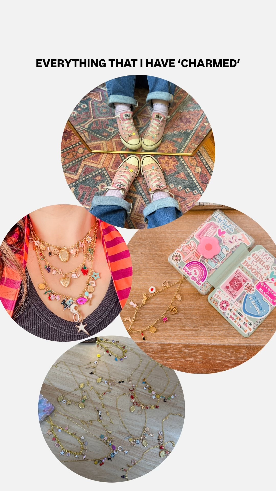 All the charms! Necklaces, kindle, and converse 



#LTKShoeCrush #LTKFindsUnder100 #LTKStyleTip