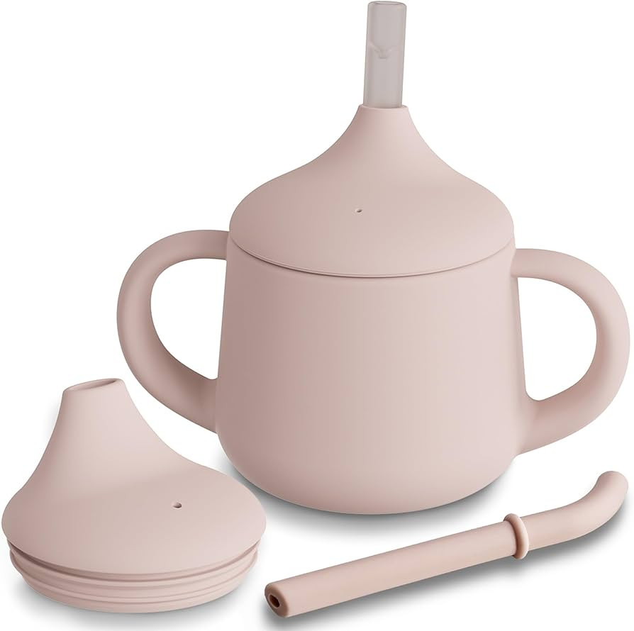 Moonkie Silicone Baby Sippy Cups | 3 Stages Training Cup Straw Cup for Infants Toddlers and Kid |... | Amazon (US)