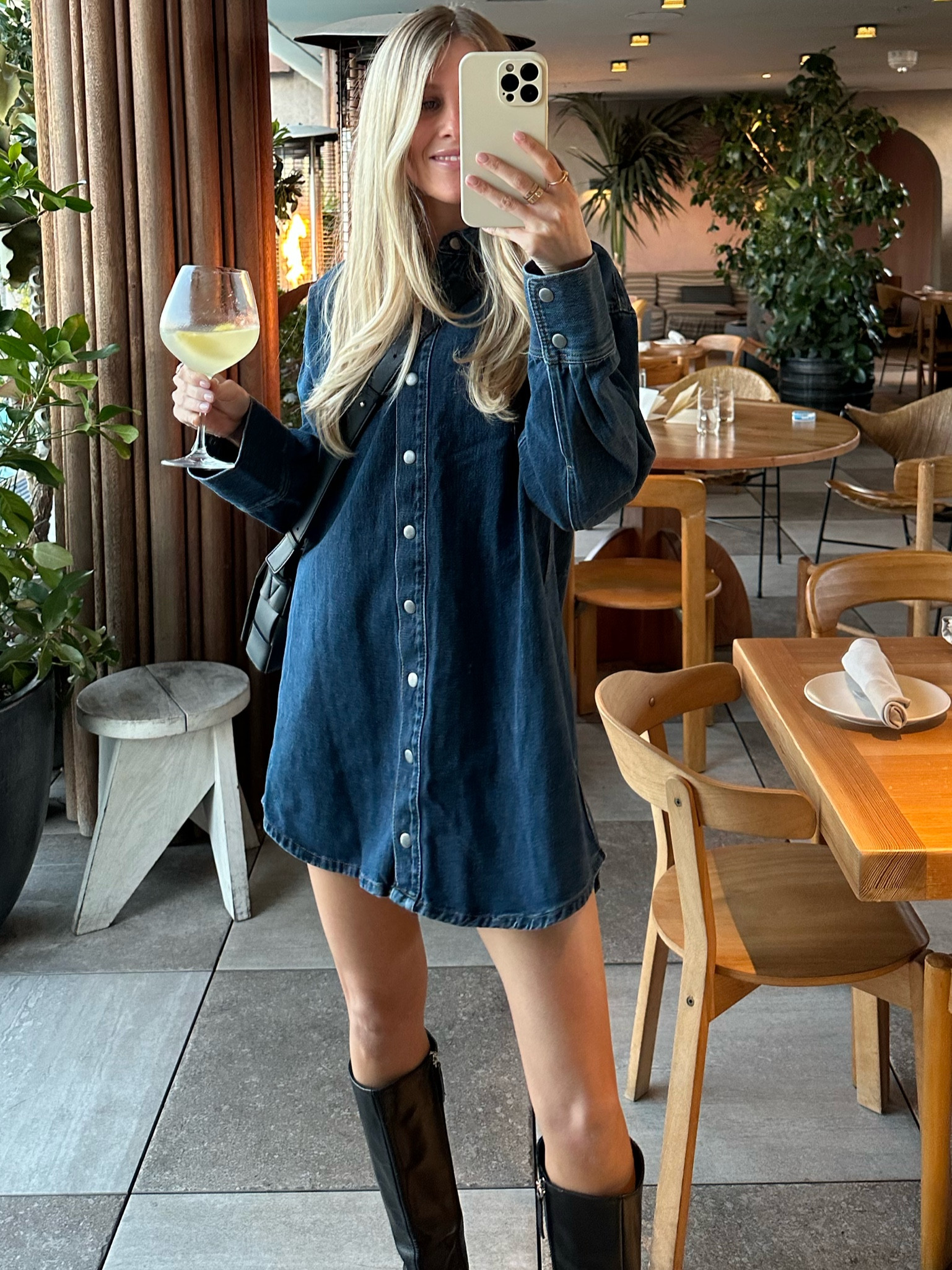 open lace back dress Women's Oversized Denim Shirtdress – Wash Lab – washlabshop main image 0