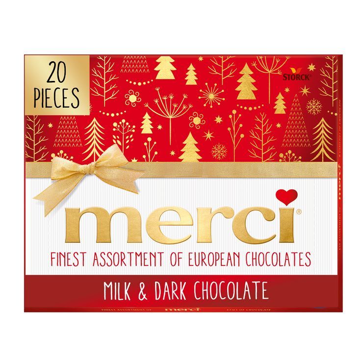 Merci Holiday Assorted European Milk & Dark Chocolates - 8.8oz (packaging may vary) | Target