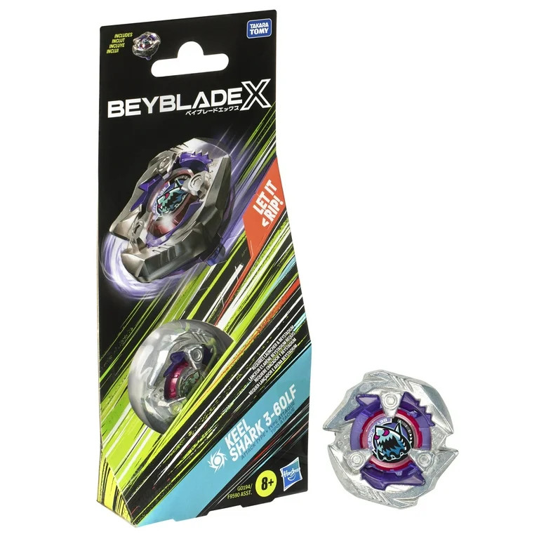 Beyblade X Keel Shark 3-60LF Booster Pack Set with Attack Battling Tops, Ages 8+ | Walmart (US)