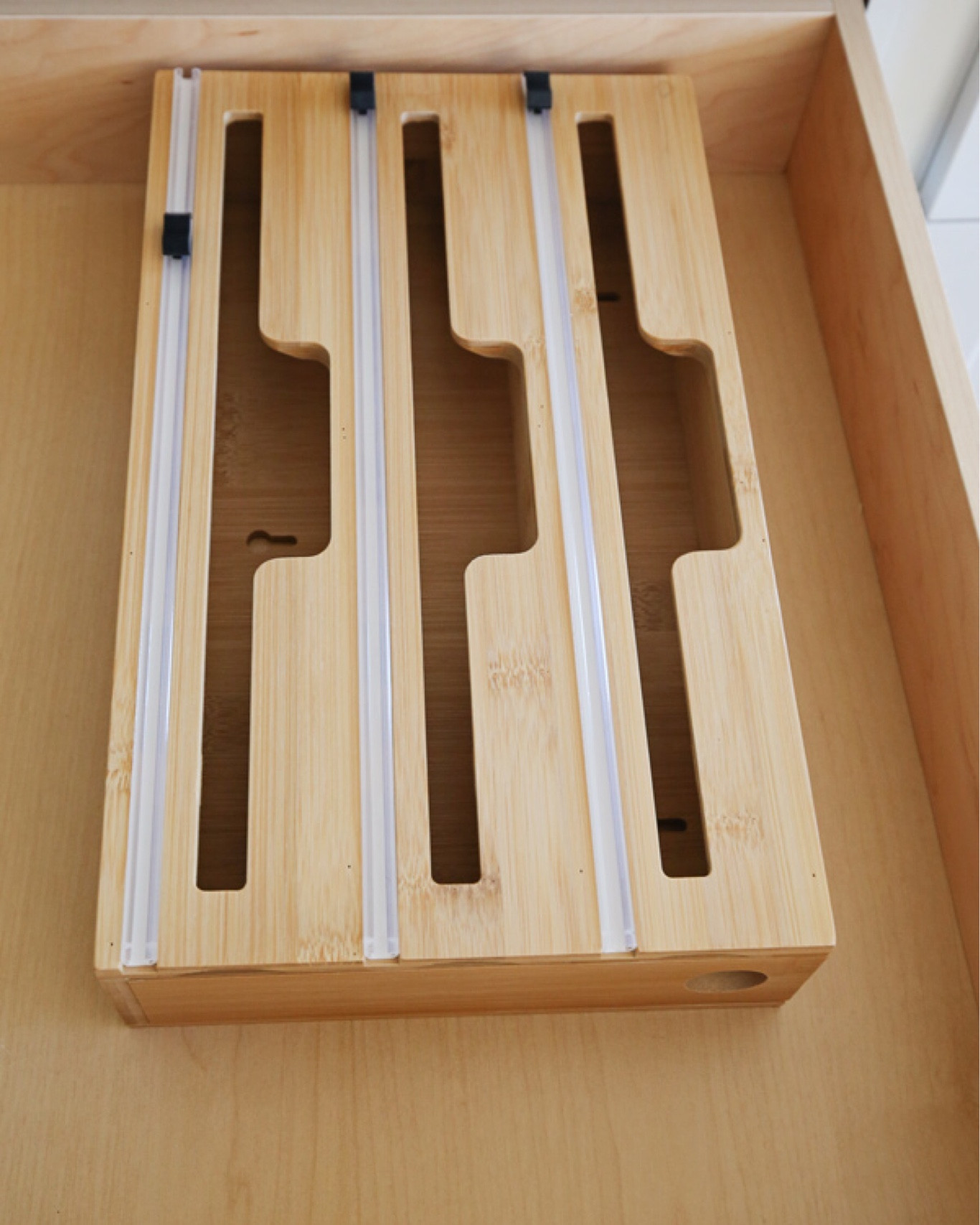 So excited to use this wrap storage organizer 

Bamboo wrap storage organizer amazon 

#LTKfindsunder50 #LTKsalealert #LTKhome