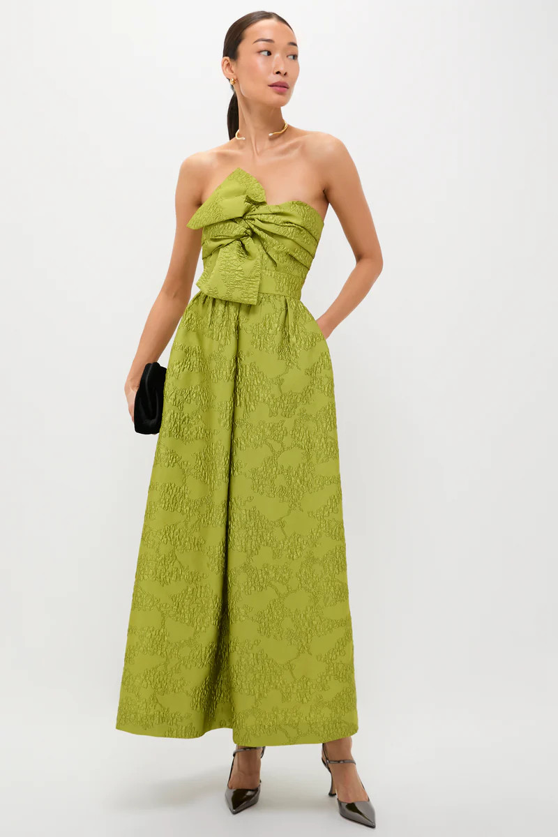 Brocade Metallic Strapless Kathleen Gown | Tuckernuck (US)