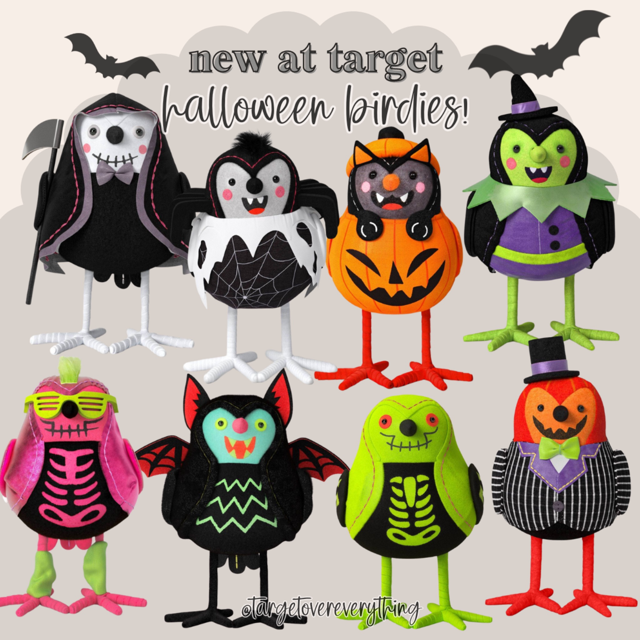 New 2024 Target Halloween birds🖤