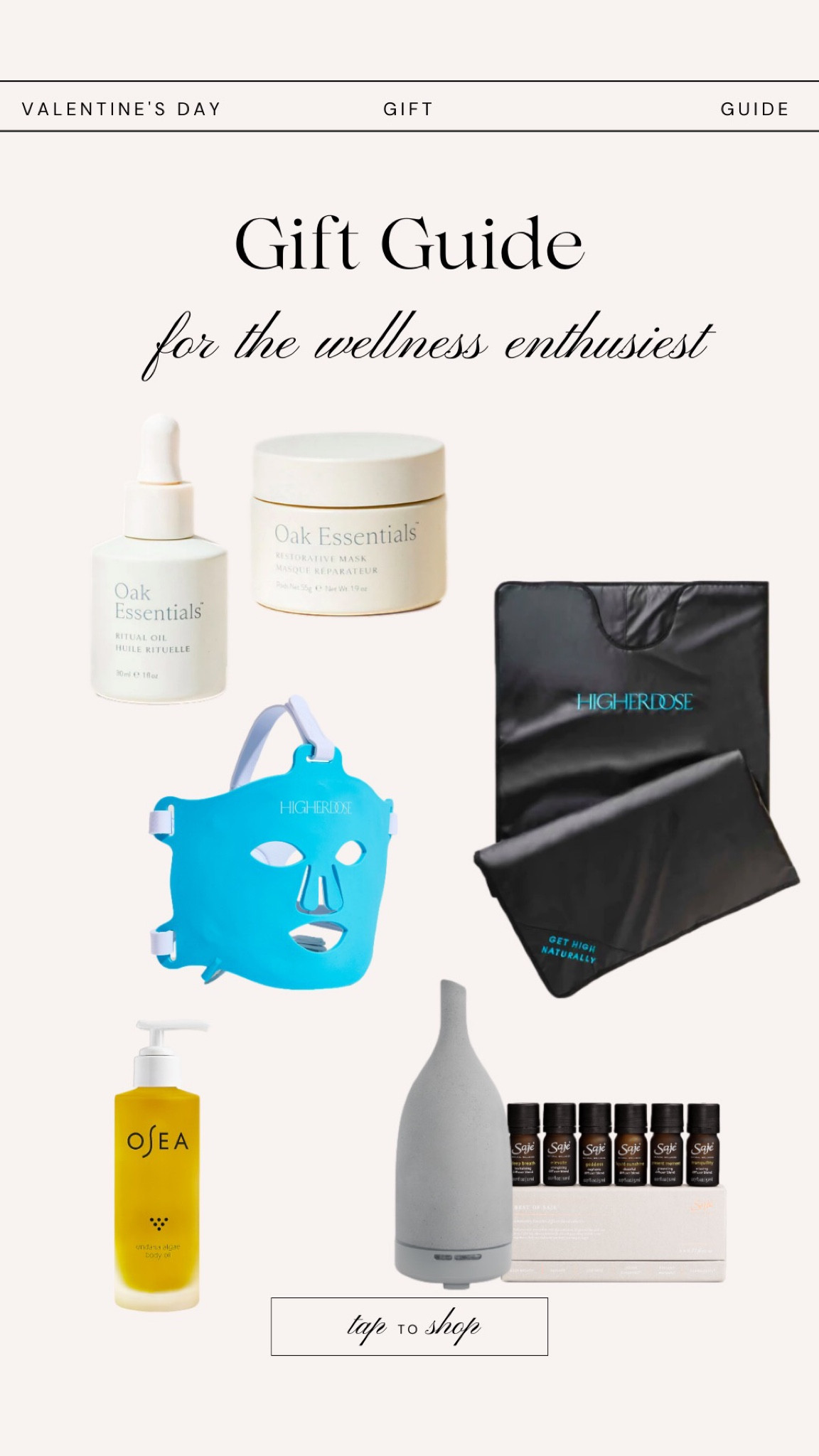 Valentine’s Day gift guide for the wellness enthusiast 

#LTKbeauty #LTKSeasonal #LTKGiftGuide