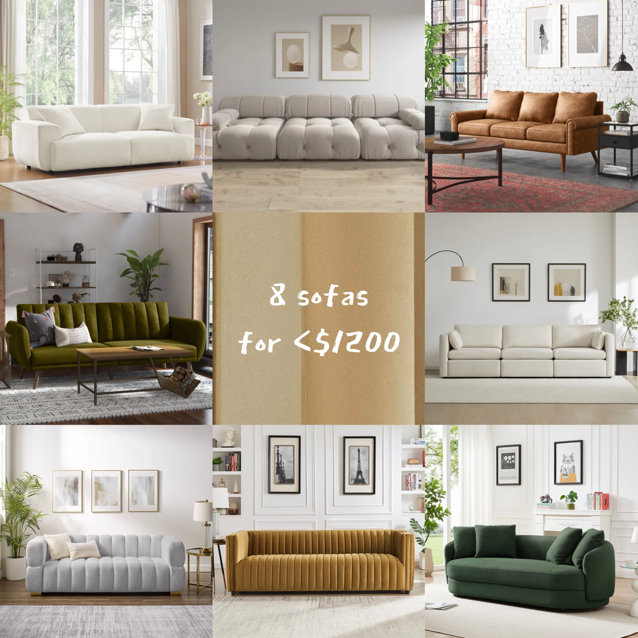 For my 🇺🇸 friends, here are 8 cute comfy sofas for $250 to $1200!

#sofa #livingroom

#LTKhome