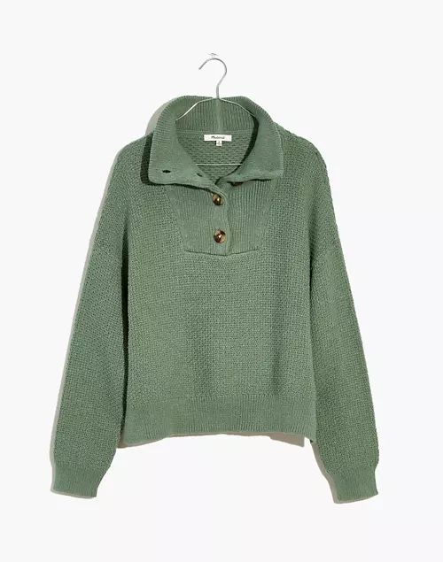Canby Button Mockneck Sweater | Madewell