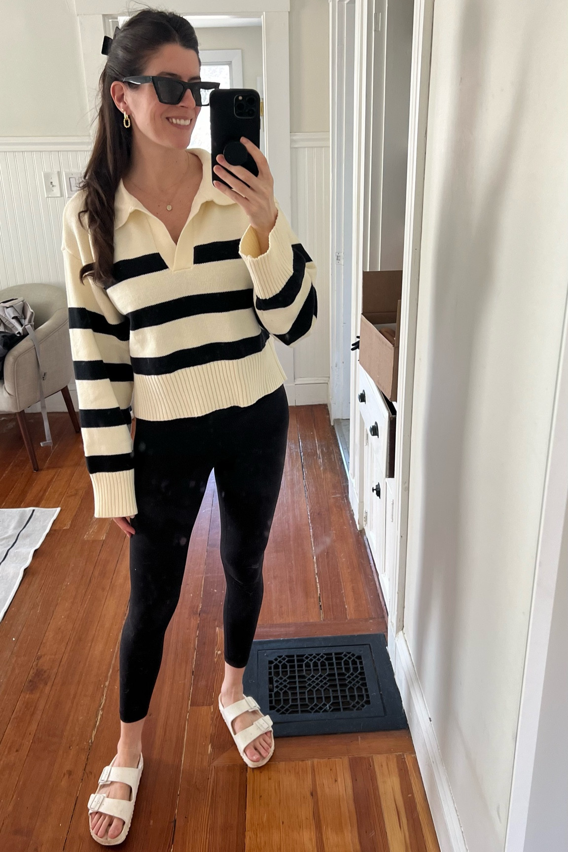 Wearing a small in the sweater 

#LTKfindsunder100 #LTKSeasonal