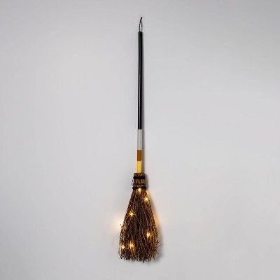 Harvest Broom with LED Lights Decorative Prop - Hyde &#38; EEK! Boutique&#8482; | Target