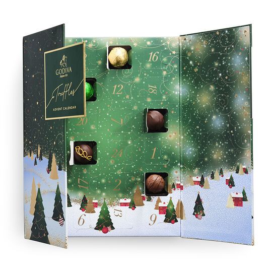 Holiday Chocolate Truffle Advent Calendar | Godiva